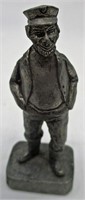 Pewter Fisherman Figurine