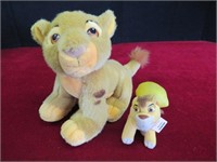 2 Lion King Figures