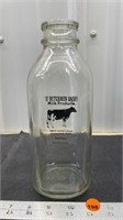 Milk Bottle - 'D' Dutchmen Dairy, Sicamous, BC
