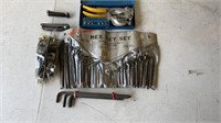 Alan wrenches, punch set