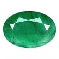 Genuine 6x4mm Oval Shape Emerald