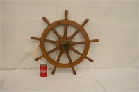 Vintage Replica Ships Wheel 24" Diameter