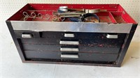 6 drawer tool box and tools