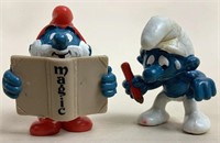Papa Smurf with Magic Spell Book & Student Smurf