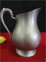 FB Rogers Pewter Lite Pitcher 9" Tall