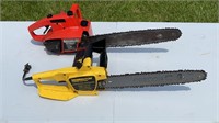 Pair of Remington elec chainsaws