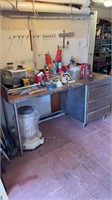 Workbench and contents