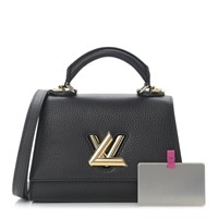 Louis Vuitton Taurillon Twist One Handle Bb Black