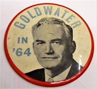 1964 Goldwater Campaign Button