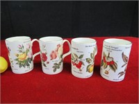 Set of 4 Natural History Museum Coffee Cups