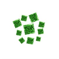 Genuine 1tcwt Green Diamonds Lot