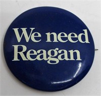 We Need Reagan Button