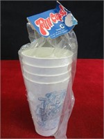 Vintage 1968 Iwo Jima Plastic Cups