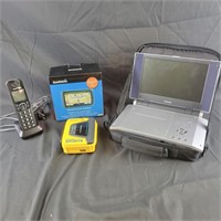 Electronics Group - Toshiba Portable DVD, Garmin