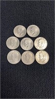 8 Ike bicentennial dollars