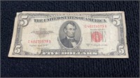 1953 B $5 bill