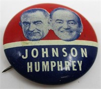 Johnson and Humphry Campaign Pin