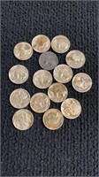 15 buffalo nickels