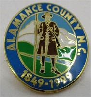 Alamance County NC Enamel Pin