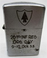 1953 26th Infantry Regiment Zippo Lighter