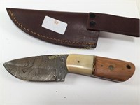 Cory Evans Damascus "Collector" Knife