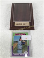 1975 George Brett Rookie card