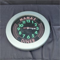 Mama's Diner Wall Clock