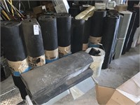 HUGE LOT of Rolled Roofing, Tar Paper & Plastic