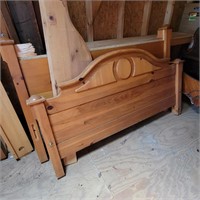 Queen Bed Frame with rails