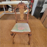 Antique Chair 19"Wx37"Tx16"D