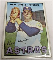 1967 Topps Dave Giusti Baseball Card