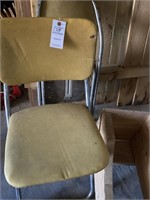 Vintage Lee Crome Fold Chairs Set of 2