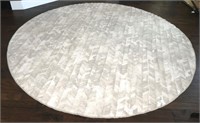 Ruggable Tan and Cream Round Rug