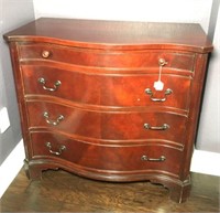 Bow Front Chest with Four Drawers