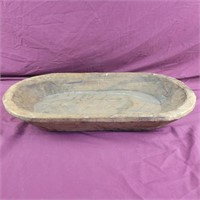 Oval Wood Dough Bowl
