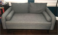 Lifestyle Solutions Gray Petite Love Seat