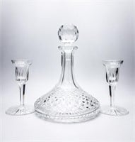 CUT CRYSTAL WATERFORD DECANTER