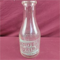 Model Dairy Milk Bottle - Corry PA