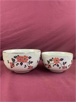 Hall’s radiance poppy mixing bowls