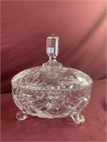 Footed Crystal candy dish