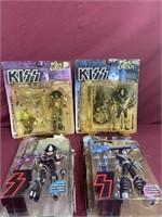 4 Kiss Ultra-Action Figures