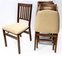 (5) STAKMORE FOLDING CHAIRS