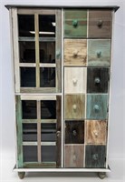 CONTEMPORARY PAINTED CABINET