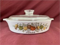 Spice of Life Corning ware casserole dish with