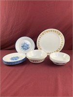 15 pieces of various pattern's Corelle by Corning