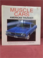 Large Muscle Cars American Thunder hardback book