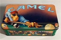Camel Advertising Tin with Misc. Items