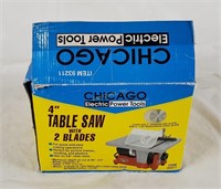 Chicago Elecric 4" Table Saw