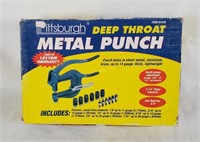 Pittsburgh Deep Throat Metal Punch