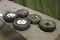 Assorted 2 Wheel Cart Tires